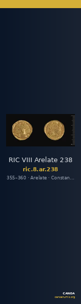 RIC VIII Arelate 238 — CANOA