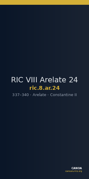RIC VIII Arelate 24 — CANOA