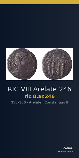RIC VIII Arelate 246 — CANOA