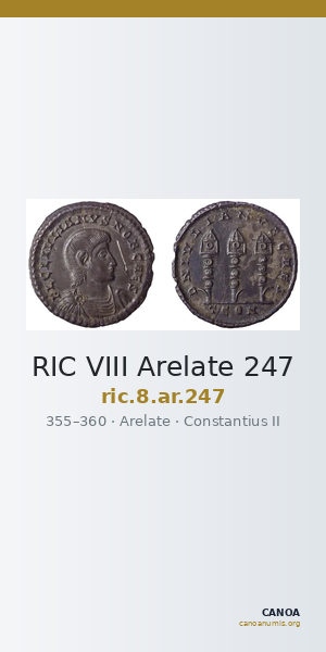 RIC VIII Arelate 247 — CANOA