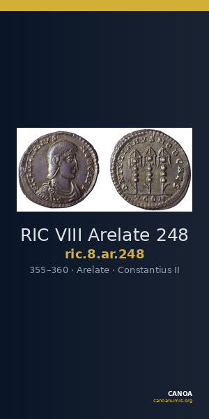 RIC VIII Arelate 248 — CANOA