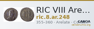 RIC VIII Arelate 248 — CANOA