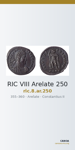 RIC VIII Arelate 250 — CANOA