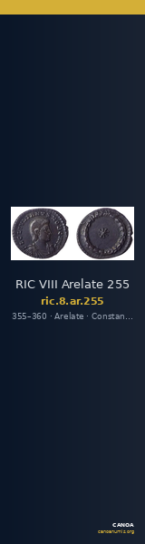 RIC VIII Arelate 255 — CANOA