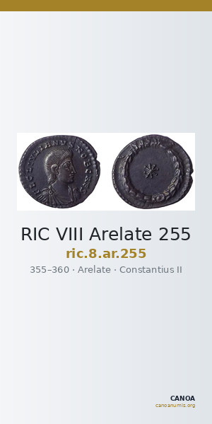 RIC VIII Arelate 255 — CANOA