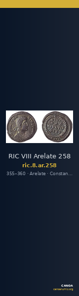 RIC VIII Arelate 258 — CANOA
