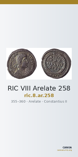 RIC VIII Arelate 258 — CANOA