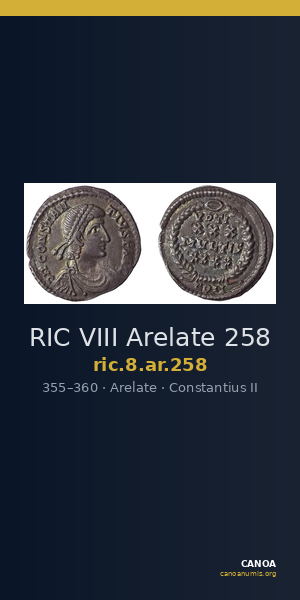 RIC VIII Arelate 258 — CANOA