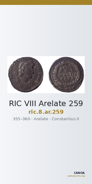 RIC VIII Arelate 259 — CANOA