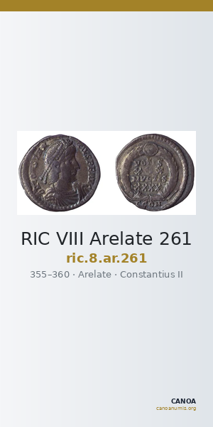 RIC VIII Arelate 261 — CANOA