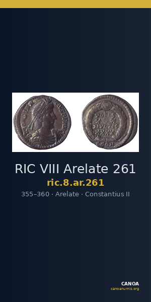 RIC VIII Arelate 261 — CANOA