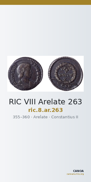 RIC VIII Arelate 263 — CANOA