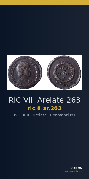 RIC VIII Arelate 263 — CANOA