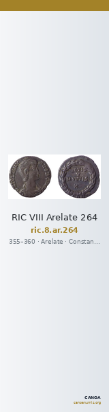 RIC VIII Arelate 264 — CANOA