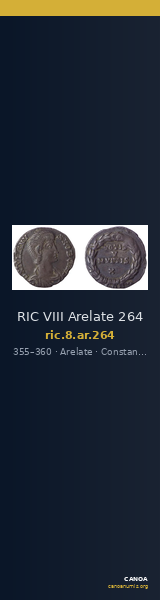 RIC VIII Arelate 264 — CANOA