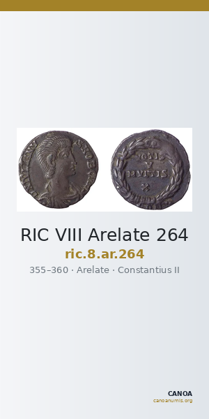 RIC VIII Arelate 264 — CANOA