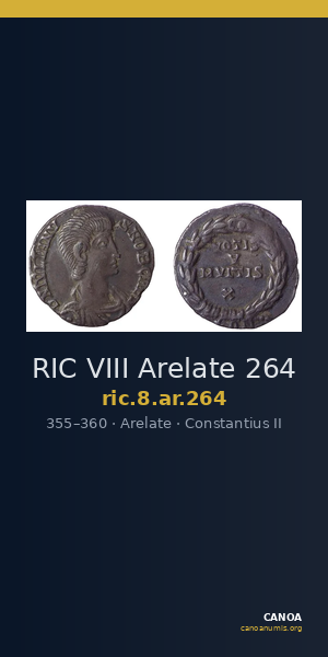 RIC VIII Arelate 264 — CANOA