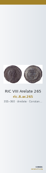 RIC VIII Arelate 265 — CANOA