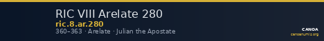 RIC VIII Arelate 280 — CANOA