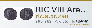 RIC VIII Arelate 290 — CANOA
