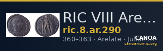 RIC VIII Arelate 290 — CANOA