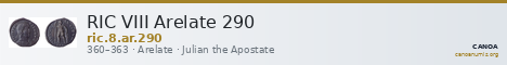 RIC VIII Arelate 290 — CANOA