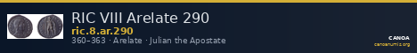 RIC VIII Arelate 290 — CANOA