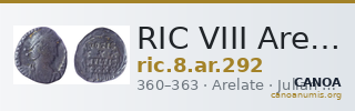 RIC VIII Arelate 292 — CANOA