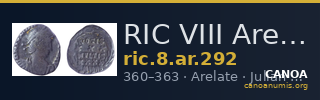 RIC VIII Arelate 292 — CANOA