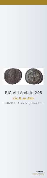 RIC VIII Arelate 295 — CANOA