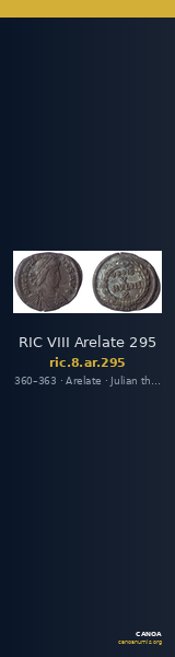 RIC VIII Arelate 295 — CANOA