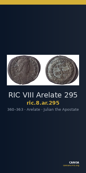 RIC VIII Arelate 295 — CANOA