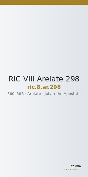 RIC VIII Arelate 298 — CANOA