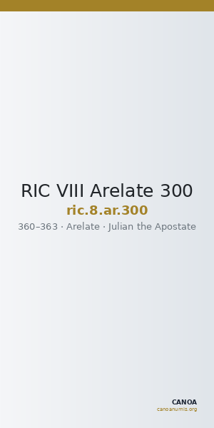 RIC VIII Arelate 300 — CANOA