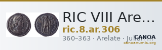 RIC VIII Arelate 306 — CANOA