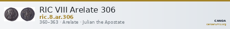 RIC VIII Arelate 306 — CANOA