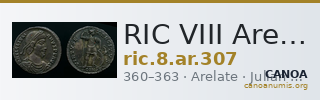 RIC VIII Arelate 307 — CANOA