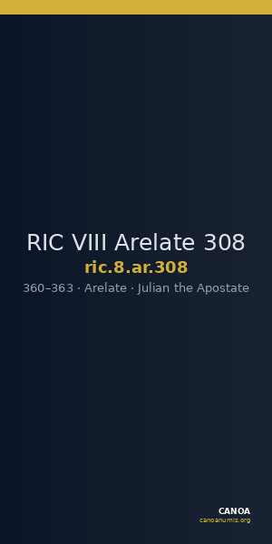RIC VIII Arelate 308 — CANOA