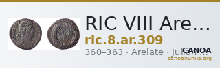 RIC VIII Arelate 309 — CANOA