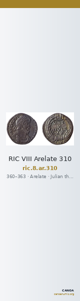 RIC VIII Arelate 310 — CANOA