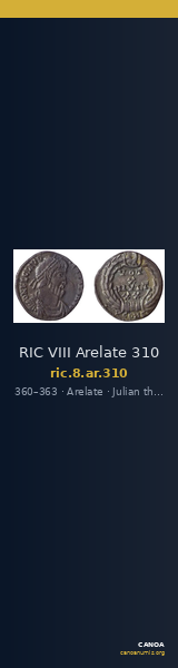RIC VIII Arelate 310 — CANOA