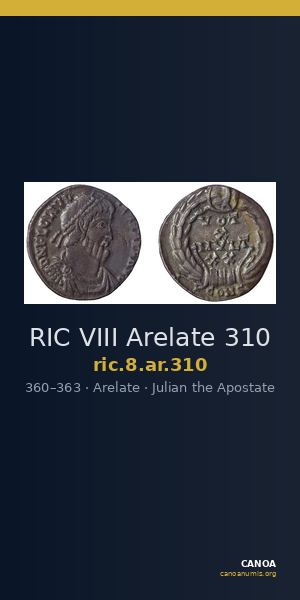 RIC VIII Arelate 310 — CANOA