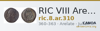 RIC VIII Arelate 310 — CANOA