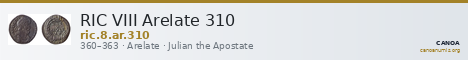RIC VIII Arelate 310 — CANOA