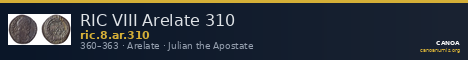 RIC VIII Arelate 310 — CANOA