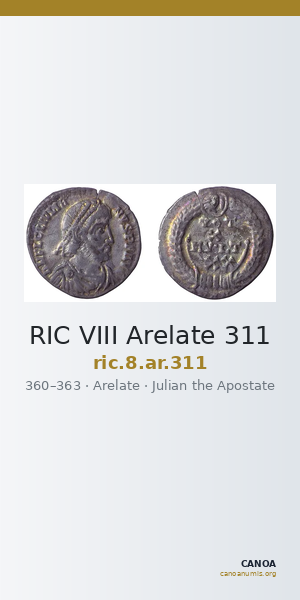 RIC VIII Arelate 311 — CANOA