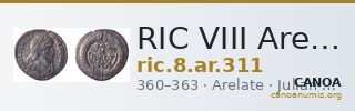 RIC VIII Arelate 311 — CANOA