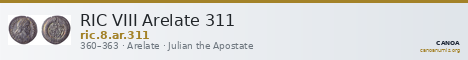 RIC VIII Arelate 311 — CANOA