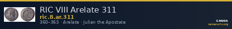 RIC VIII Arelate 311 — CANOA
