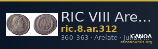 RIC VIII Arelate 312 — CANOA